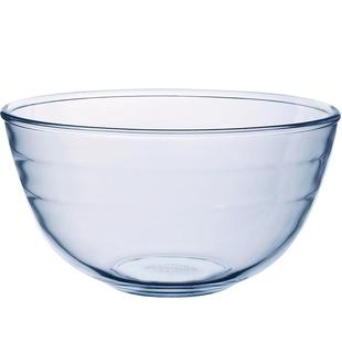 厨房带盖发面盆家用大号玻璃和面盆钢化玻璃打蛋盆耐热揉面烘焙盆