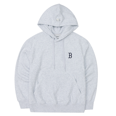 MLB男女大标印花加绒连帽卫衣