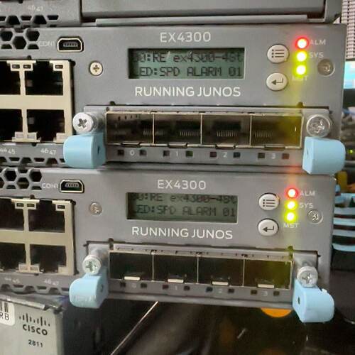溢价-瞻博juper EX-UM-4X4SFP  4口万兆