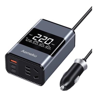 200W车载逆变器12V/24V转220V