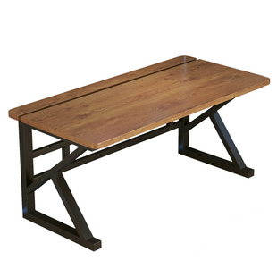 实木电脑桌台式办公桌长条桌子简易书桌学生家用卧室电竞桌工作台