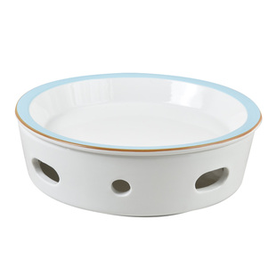 印象品瓷 陶瓷干锅蜡烛加热炉家用餐厅保温菜盘子保温鱼炉烤鸭炉