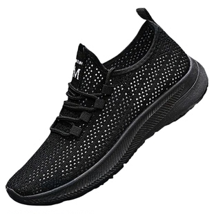 男鞋网面鞋2026春夏季新款潮休闲薄款网眼鞋跑步鞋透气软底运动鞋