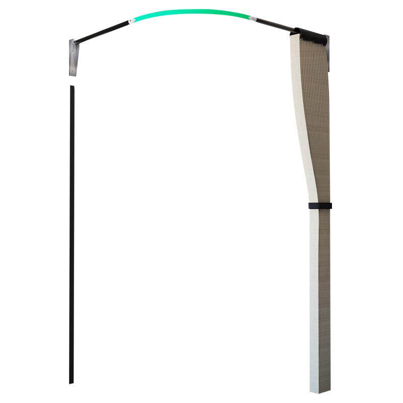 福尔沃兹柔性浴帘L型0~360度可用
