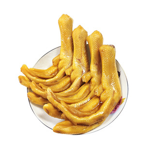 桔园洲泡鸭爪零食休闲麻辣鸭脚板小吃清香味/香辣鸭掌20包/袋包邮