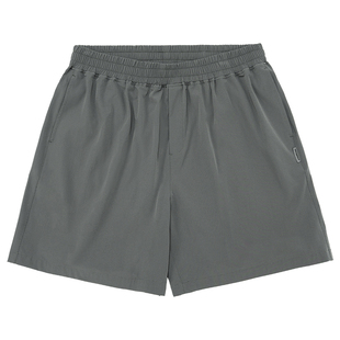 【速干】bdpowerup轻薄梭织四分裤男简约纯色健身运动短裤男宽松