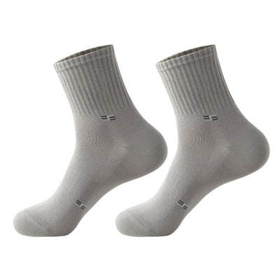 雅鹿男纯棉防臭吸汗7a抗菌中筒袜