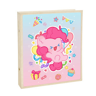 3寸四宫格小马宝莉卡册收藏册活页收纳册拍立得相册明信片镭射卡片小卡高颜值ins风幼儿园明星追星收集册卡包