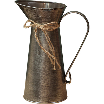 铁艺收纳桌面摆放复古装饰铁皮桶