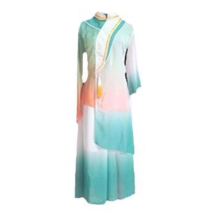 醉春风古典舞蹈服女扇子演出服中国舞儿童表演飘逸中国风秧歌成人