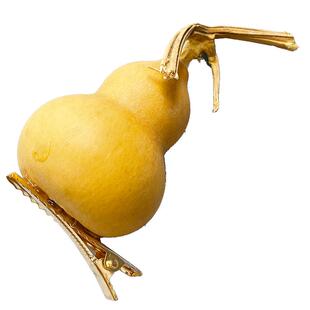 可爱搞怪中国风古风天然葫芦发夹中式个性侧边卡子顶夹鸭嘴夹头饰