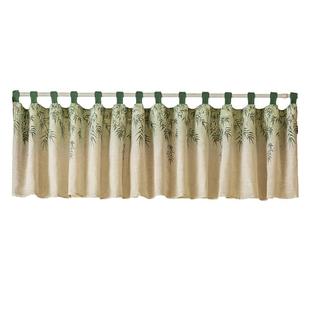 新款美式高级感纱帘窗帘小半帘蕾丝卧室飘窗柜子遮挡门帘隔断短帘