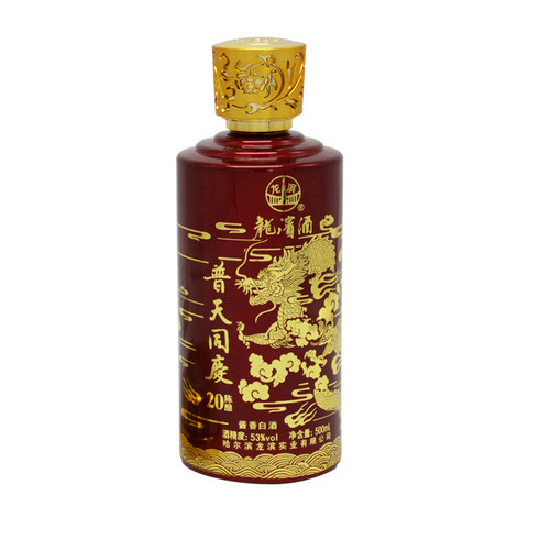 龙滨普天同庆 53度酱香型白酒 500ml 大曲坤沙东北特产宴请送礼