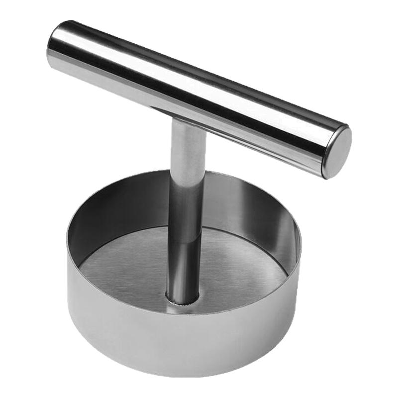 不锈钢带圈圆形汉堡压肉器