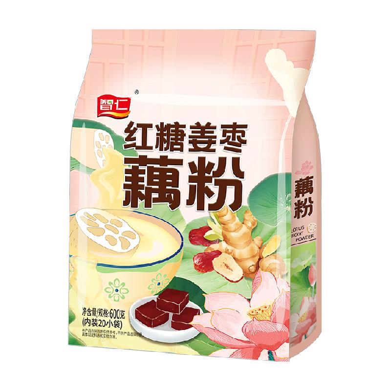 智仁藕粉红糖姜枣藕粉独立小袋装营养代餐女生姨妈冲饮早餐粉耦粉