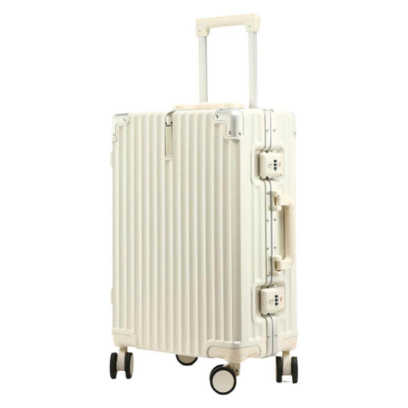 行李箱男女学生耐用拉杆箱铝框登机箱静音万向轮干湿分离旅行箱