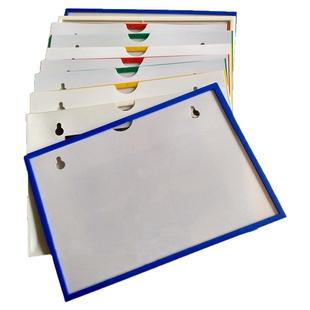 强力吸磁标签贴库房货架标签标识牌防滑磁性吊牌a4纸强力标签卡套