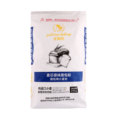 金顶焙烘焙用原味麦芯粉吐司25kg