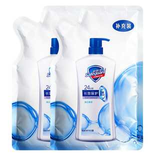 舒肤佳健康净护沐浴露纯白清香沐浴乳补充装袋装200g550克替换装