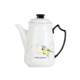 茶壶耐高温陶瓷大容量1.7升凉水壶 陶瓷壶带过滤孔 小清新冷水壶