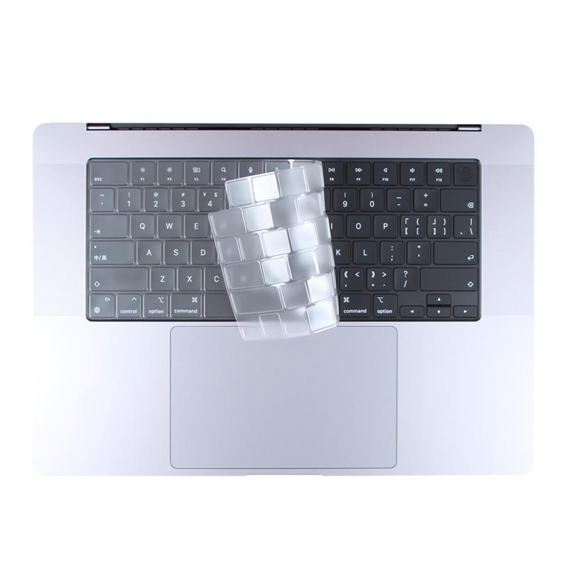 适用苹果macbookpro14寸16键盘膜pro13.3寸air13新款笔记本电脑贴膜M1芯片max防尘垫罩膜14.2寸16.2键盘贴膜