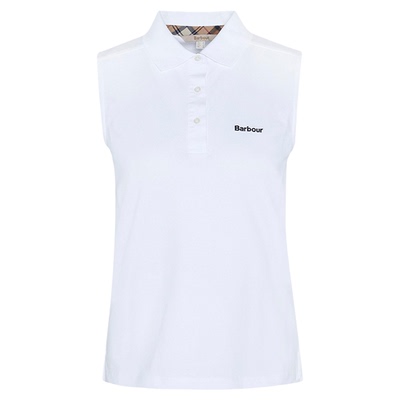 Barbour女士无袖POLO衫