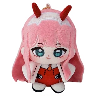 DARLING in the FRANXX国家队02坐姿棉花娃娃毛绒挂件团子公仔正