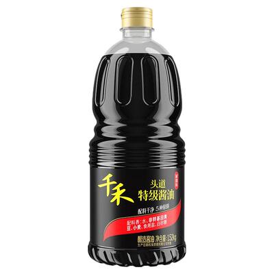 千禾头道特级酱油1.52kg调味提鲜