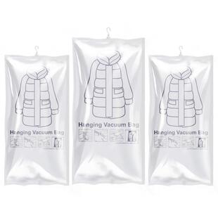 收纳博士挂式真空压缩袋厚衣服冬衣外套挂衣袋棉袄羽绒服收纳挂袋