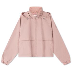 Tommy女装轻薄立领连帽运动夹克