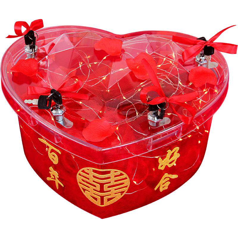 结婚庆用品整蛊道具藏婚鞋盒子