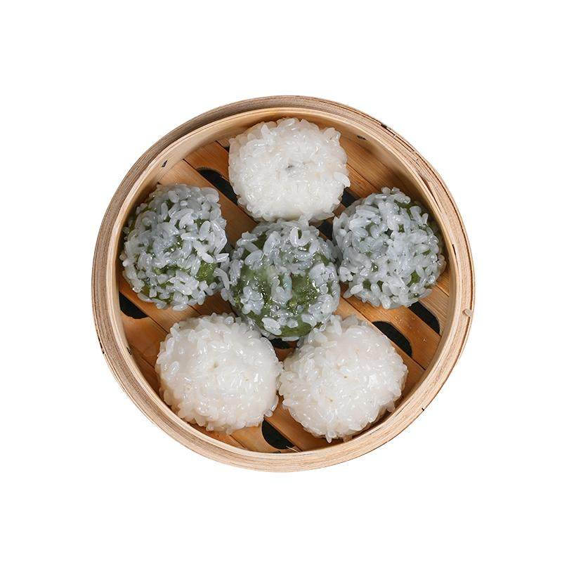 手工黑芝麻馅糍毛团糯米团小吃擂金团麻糍宁波特产传统糕点