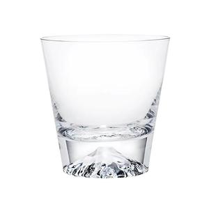 【品牌官旗】日本田岛硝子江户硝子富士山杯威士忌酒杯手工玻璃杯