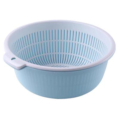 双层沥水盆洗菜盆沥水篮