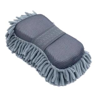 洗车手套雪尼尔不伤车汽车专用擦车海绵加厚抹布熊掌五指车用毛巾