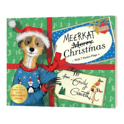 英文原版 Meerkat Christmas 猫鼬的圣诞节 格林威大奖作家埃米莉·格雷维特 绘本 英文版 进口英语原版书籍儿童全英语书