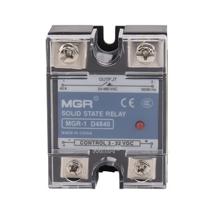 美格尔单相固态继电器JGX SSR MGR-1 D4860 D4825 D4840DA 3-32V
