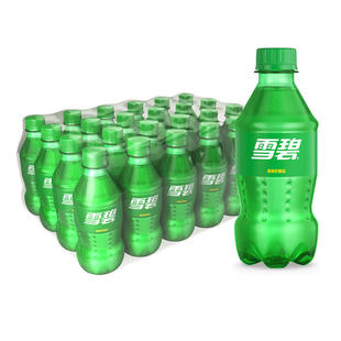 雪碧饮料300ml12瓶装夏日碳酸清爽柠檬汽水整箱饮料小瓶批发