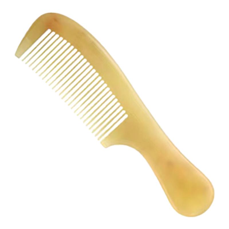 天然正品牛角梳加厚梳子家用梳头发男士女士长发专用经络梳防静电