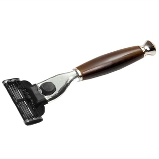 Pure Badger-适用三刀片五刀片男士手动卡夹安全剃须刀刮胡刀德国