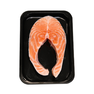 三文鱼排中段大片新鲜冰鲜冷冻挪威三文鱼扒整条现切鲑鱼轮切生鲜