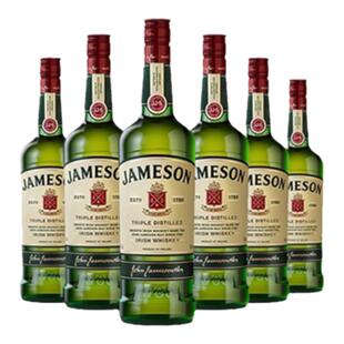 Jameson尊美醇爱尔兰威士忌500ml*6支装进口洋酒调酒官方旗舰店