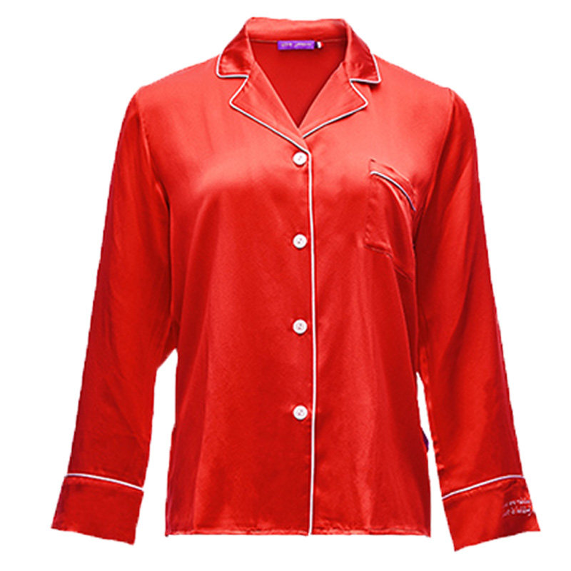 情诗桑蚕丝可定制经典两件家居服
