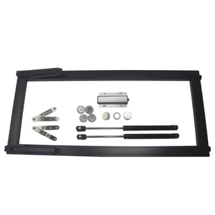 橱柜下翻式折叠桌隐藏式书桌支撑架吧台餐桌收缩折叠桌五金配件