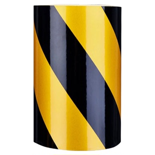 黄黑警示地贴胶带警戒线消防通道地标贴仓库车间车位划分隔离线注意安全贴纸胶布黄色彩色双色斑马线地面标识