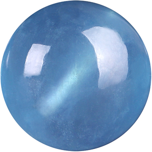 新款冰种收藏级海蓝宝圆珠散珠隔珠佛珠手串手链串珠DIY饰品配件