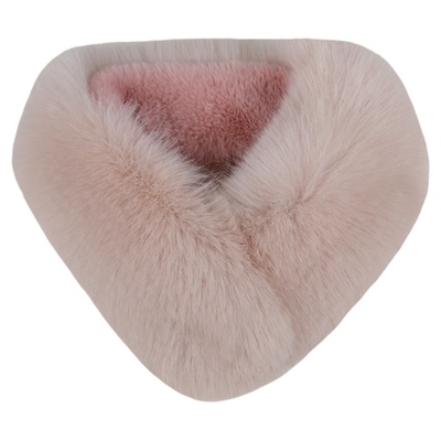 狐狸毛围巾女加厚仿皮草毛绒围脖