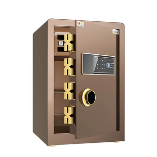 虎霸保险柜家用办公60/70/80cm指纹密码小型防盗存钱保险箱办公室保管箱家庭夹万床头柜保险柜家用2026新款