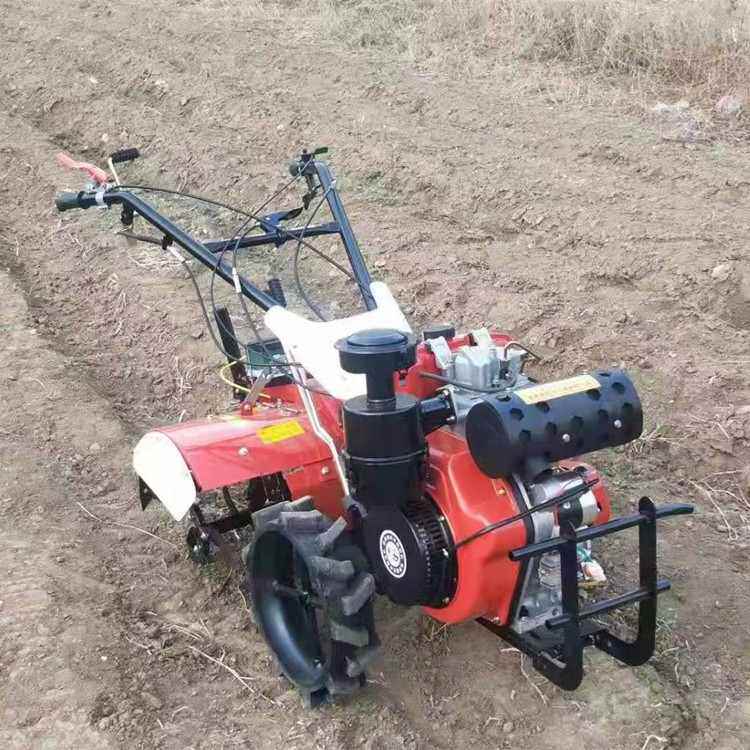 林业山地开荒大马力旋耕机多功能小型四驱微耕机手扶式农用开沟机