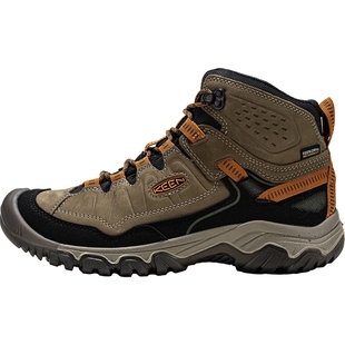 KEEN官方 新品TARGHEE IV MID WP男子户外耐磨登山鞋徒步鞋